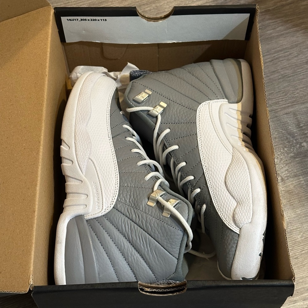 ❌SOLD❌ Boys Gray and White Jordans
